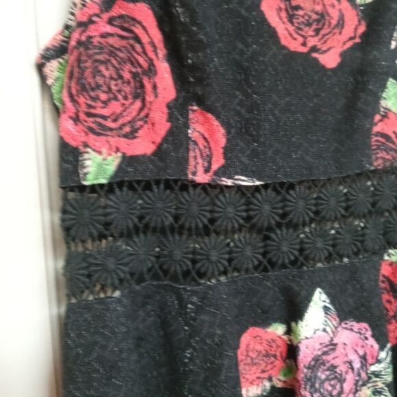 Free People Printed Daisy Waist Dress Festival Concert Grunge - Picture 7 of 16